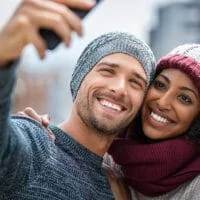 smile perfectly for pictures